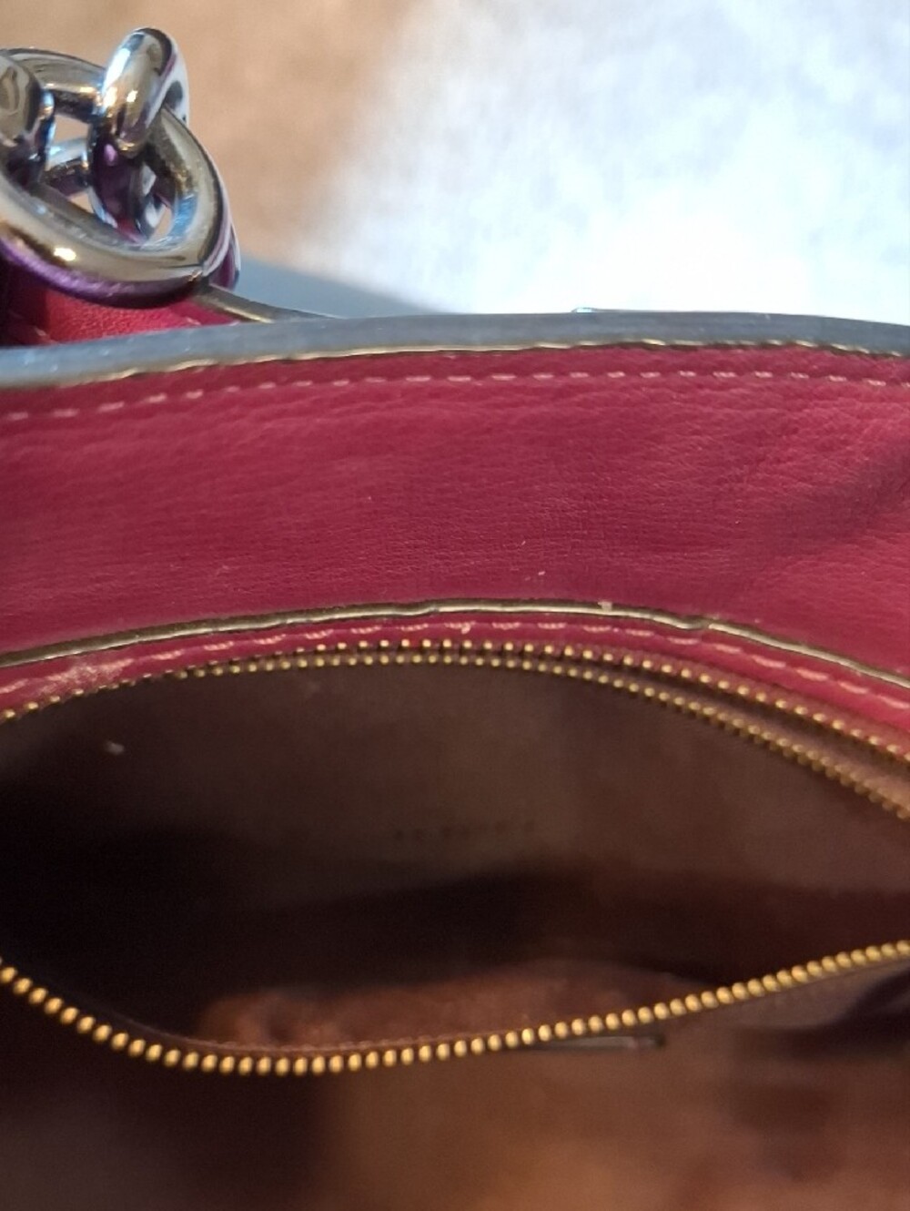 Coach Dreamer Classic Structured Women’s Handbag in Deep Pink Crossbody - Picture 5 of 14